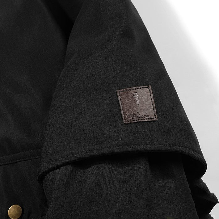 Autumn And Winter Retro Hooded Jacket