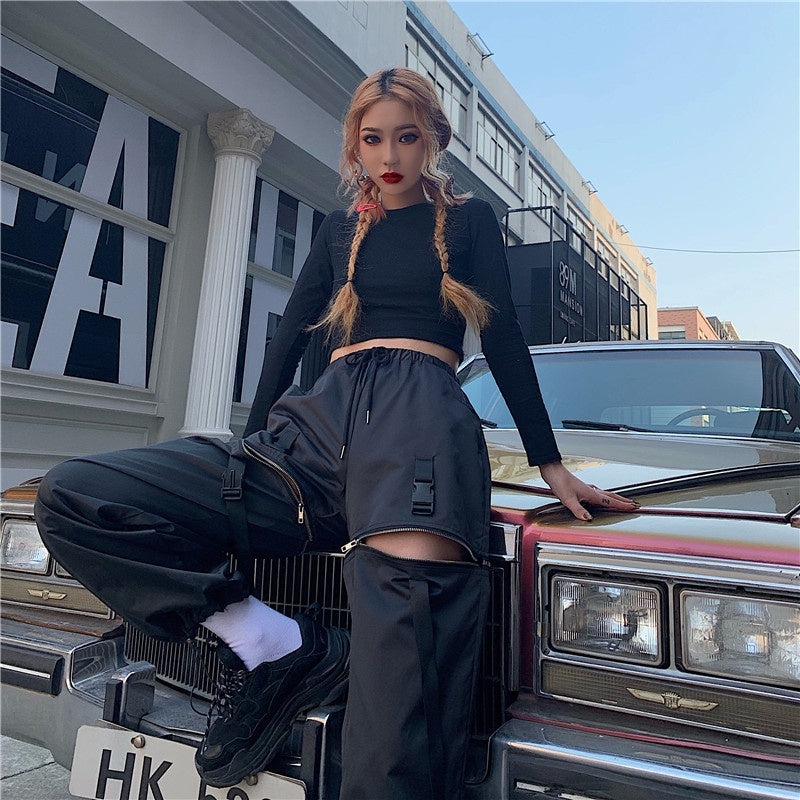 Harajuku style dark street handsome overalls