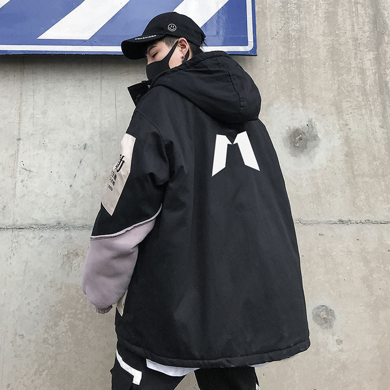 Tajima Transport Stitching Retro Jacket Cotton Jacket