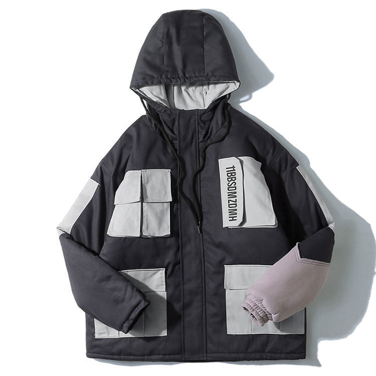 Tajima Transport Stitching Retro Jacket Cotton Jacket