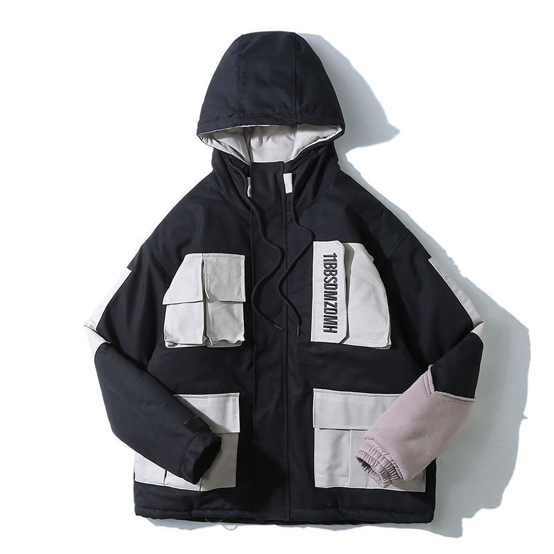 Tajima Transport Stitching Retro Jacket Cotton Jacket