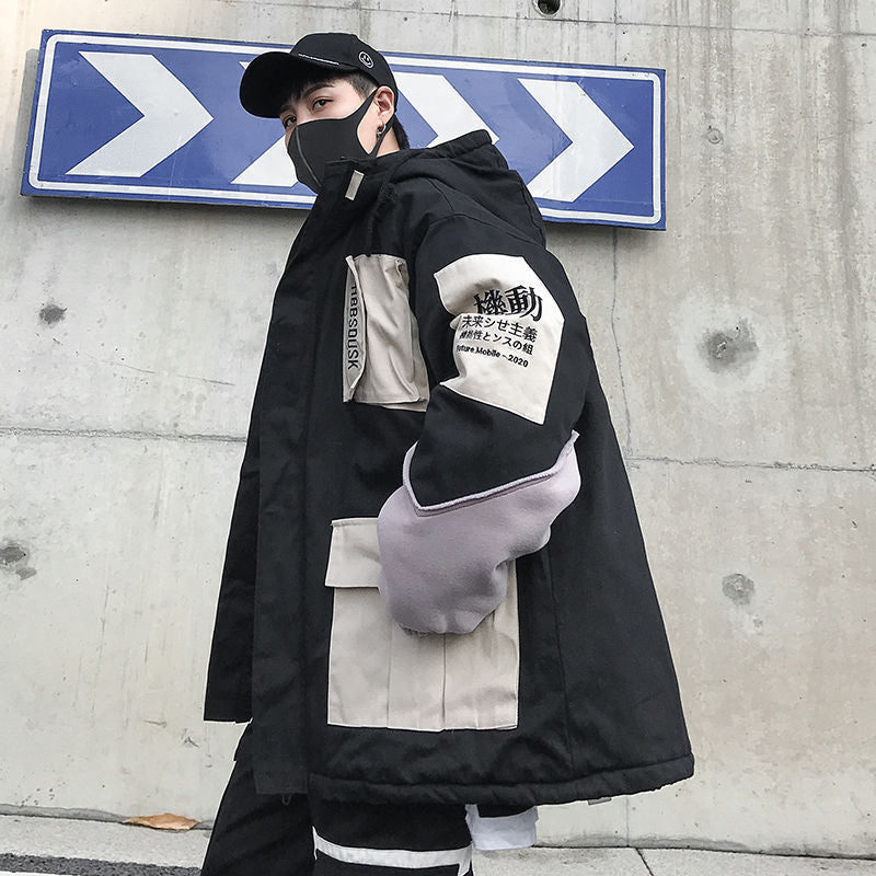 Tajima Transport Stitching Retro Jacket Cotton Jacket