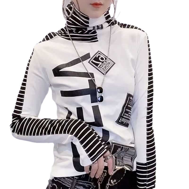 Women's Turtleneck Thermal Slim Fit Top