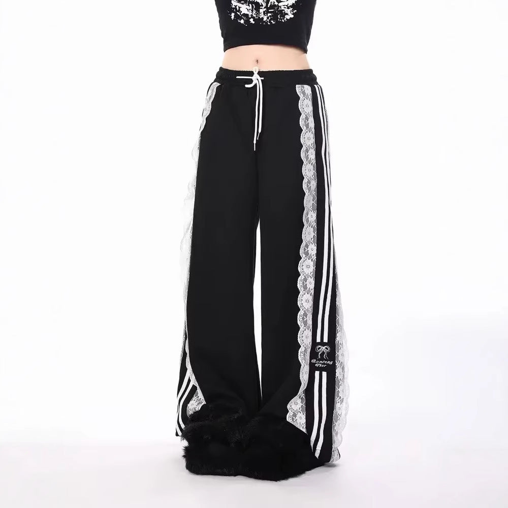 Japanese Harajuku Lace Sweatpants