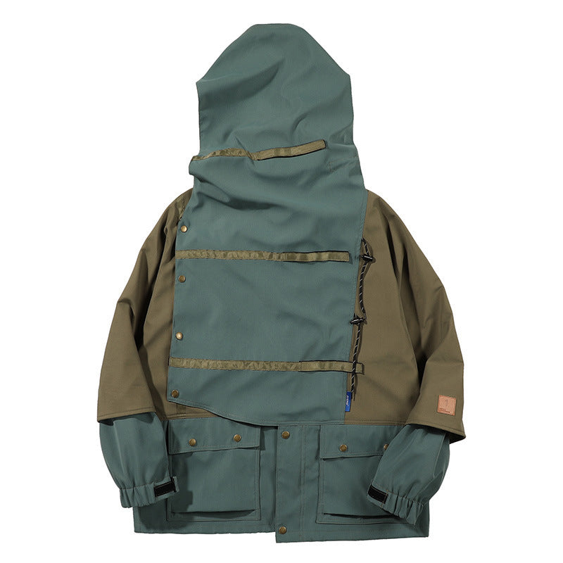 Autumn And Winter Retro Hooded Jacket