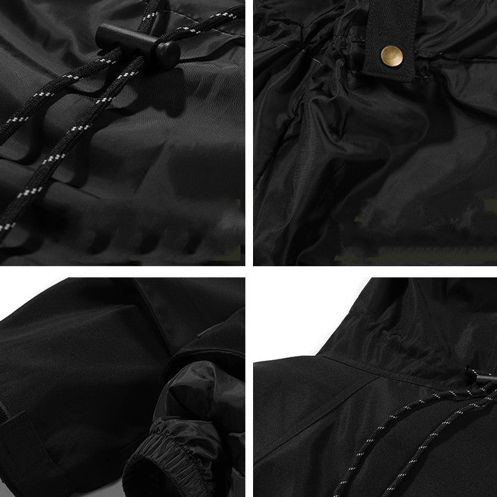 Autumn And Winter Retro Hooded Jacket