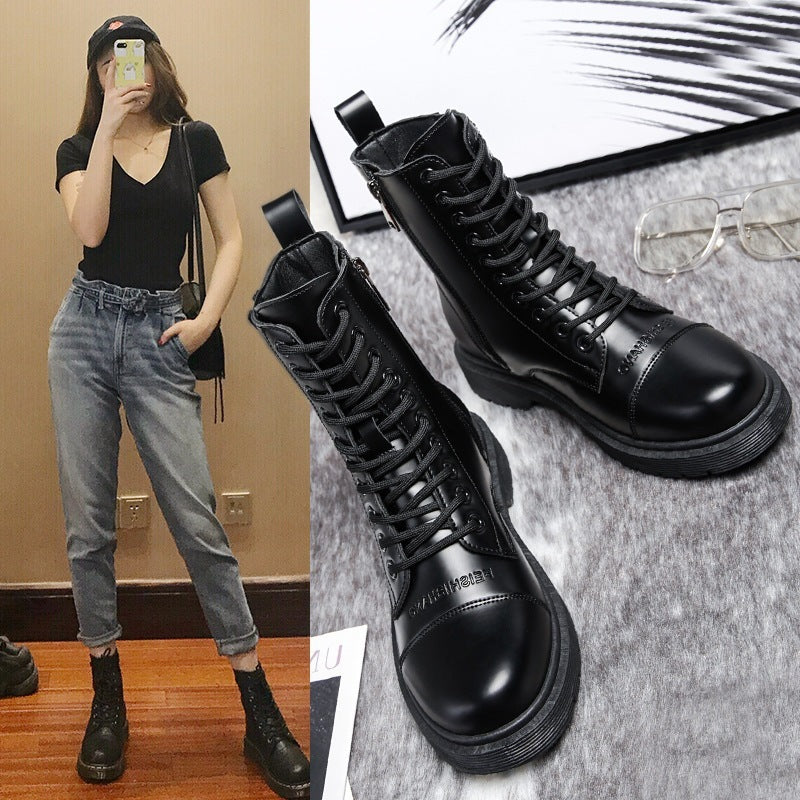 Women's platform ankle boots