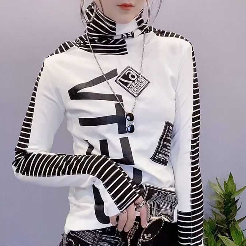 Women's Turtleneck Thermal Slim Fit Top