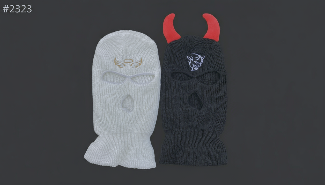 Angel And Devil Ski masks