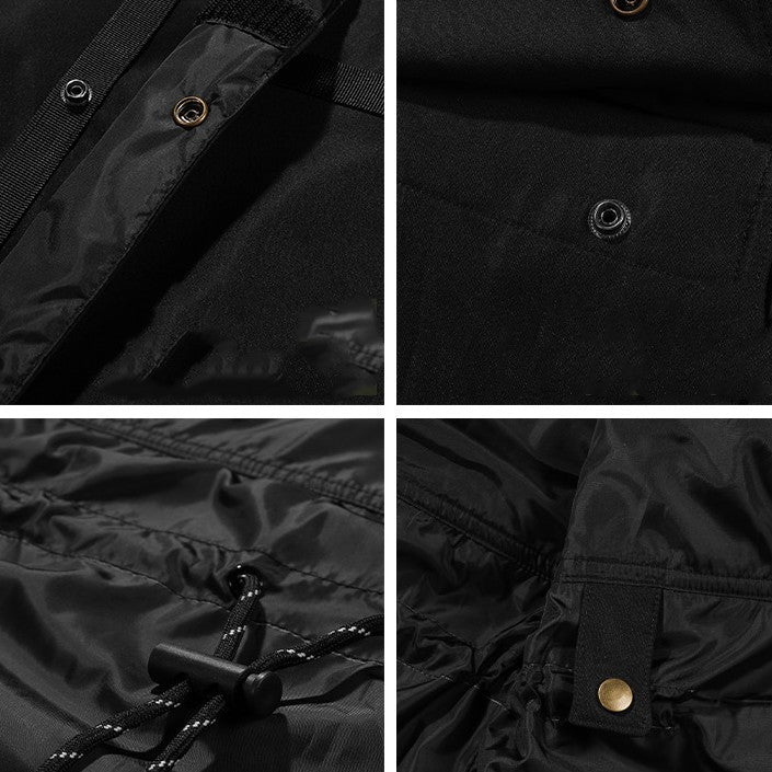 Autumn And Winter Retro Hooded Jacket